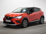 un SUV Renault C-HR rouge garé sur un sol à damier