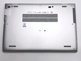 a close up of a laptop with the bottom panel missing