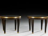 a pair of neoclassical style side tables