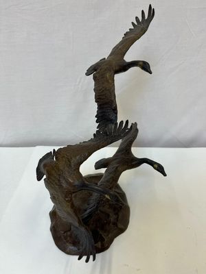 Sculpture EN Bronze "Vol D'Automne" Par Jonathan Bronson 30x…