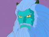 an illustration of a man with a long beard and a blue robe