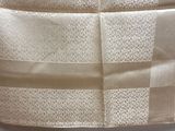 a close up view of a folded piece of cloth