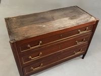 Commode en acajou et placage d'acajou ouvrant par trois tiro… (photo 5)