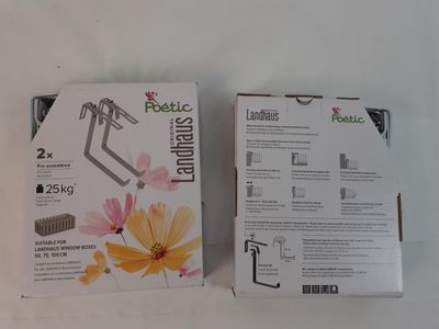 Lot de 2 supports POÉTIC - Ces supports métalliques Landhaus…