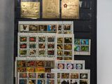 a book with a bunch of stamps on it