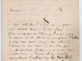 une lettre manuscrite d'un homme qui a écrit une lettre à sa mère