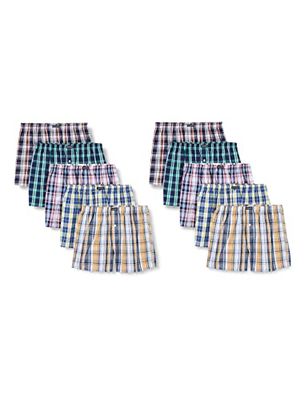 Lot de 10 - LOWER EAST - Boxers américains - Taille XL - Mot…