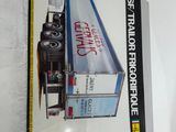 a box with a picture of a semi truck on it