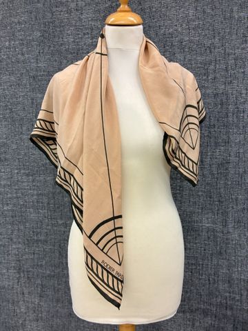RODIER PARIS : foulard fond beige