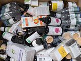 a box full of different types of paint and paints