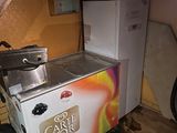 an image of a refrigerator and a freezer in a room