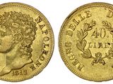 une image représentant une pièce d'or sur laquelle figure le portrait d'un homme