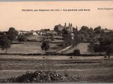 une photo en noir et blanc d'une zone rurale