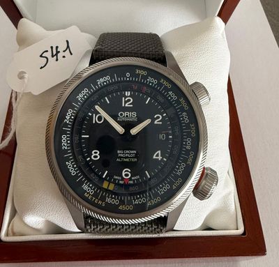 Montre en acier Automatique, signée - ORIS - BIG CROWN - PRO…