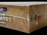 a cardboard box that is sitting on a table