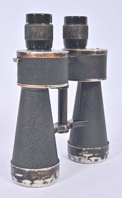 a pair of binoculars that are sitting on a table