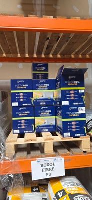 many boxes of food on the shelves in the store