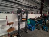 a picture of a garage with a lot of tools on it