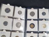 many different types of coins in the package