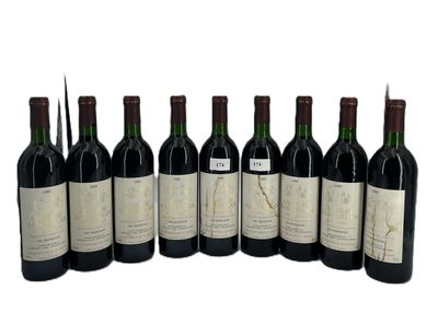 9 bouteilles Château HANTEILLAN Haut Medoc 1989