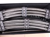 a box with a bunch of train tracks inside of it