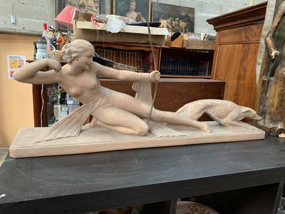 D'après Salvatore MELANI (1902-1934), Diane. - Photo 1