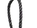 a close up of a rope on a white background