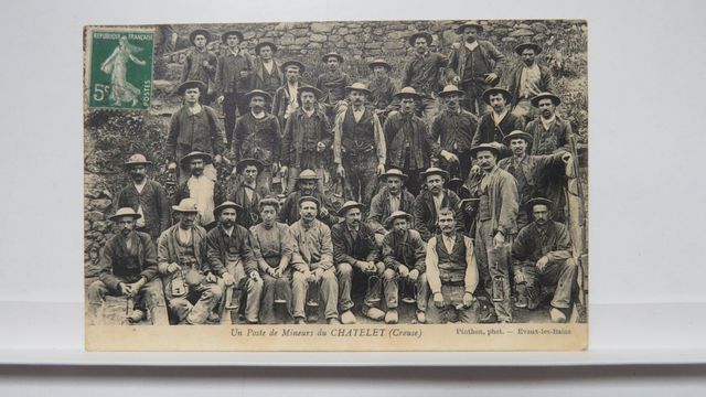 Le Châtelet : Mine d’Or. Un Poste de Mineurs. TBE. Carte rare !!!