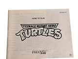 teenage mutant hero turtles logo on a book page with the title how to play teenage mutant hero turtles