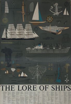 de nombreux navires qui figurent sur cette affiche