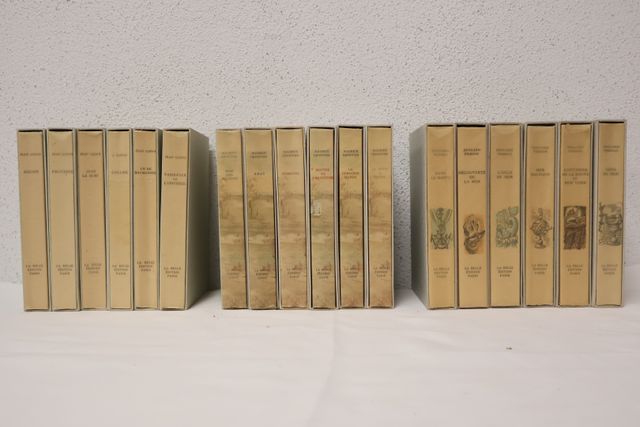 18 volumes de la série la Belle Edition, Paris, in-8 broché sous ...