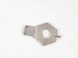 an image of a metal key with a hole in the middle of it