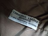the label on the jacket says christian laganne forredour