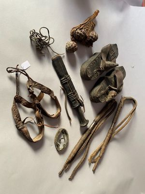 a lot of items that are on a table