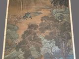 a picture of a painting on the wall of a room