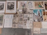 beaucoup de dessins et d'images par terre