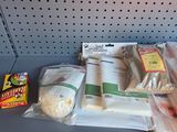 a shelf with some food on it in a store