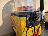 a machine that has a glass dome on top of it