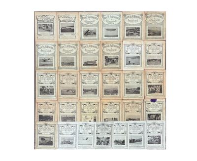 beaucoup de vieux journaux accrochés au mur