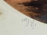 a picture of a painting of a man riding a skateboard