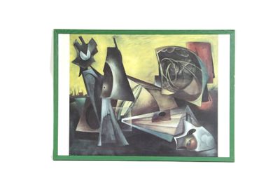 Henri GOETZ (1909 - 1989)( d'après). Composition Lithographi…