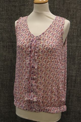 Gérard DAREL – Top sans manches fleuri. Taille : 36