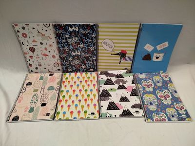 lot de 90 cahiers LIDERPAPEL - petits carreaux 4mm