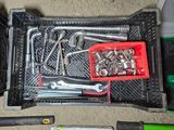 a tool tray with a bunch of tools in it