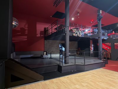an image of a stage set up for a performance