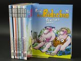 beaucoup de livres pour enfants qui se trouvent sur la table