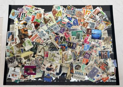 a picture of a picture of a collection of stamps