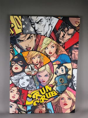 la couverture d'une bande dessinée sur laquelle figurent plusieurs bandes dessinées