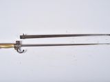 pair of antique brass - plated and brass - plated sewing needles