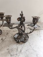 Paire de bouts de table en bronze argenté décor style Louis … (photo 3)
